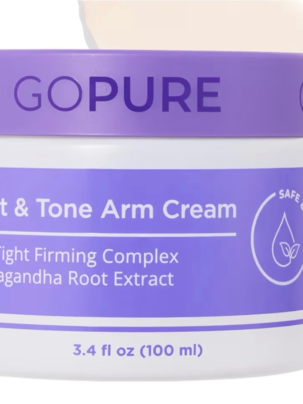 GOPURE Sculpt & Tone Arm Cream - Purple Jar
